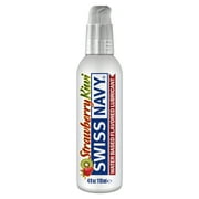 Swiss Navy Water-Based Flavored Lubricant Strawberry Kiwi - 4 Fl Oz